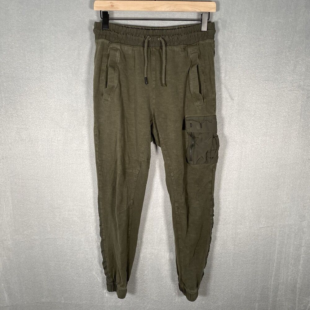 Nike Joggers Mens Small Green Cargo Tech Athletic Stretch Casual Sweats Utility